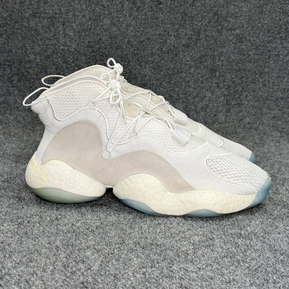Adidas Crazy BYW Basketball Shoes Men's Size 11 Cloud White Athletic High Top